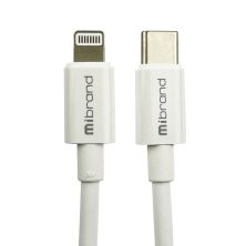 Дата кабель USB-C to Lightning 1.0m MI-17 5A Lightning White Mibrand (MIDC/17TLW)