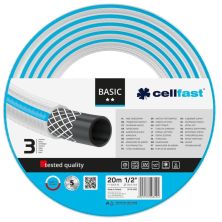 Поливочный шланг Cellfast BASIC, 1/2, 20м, 3 слоя, до 25 Бар, -20…+60°C (10-400)
