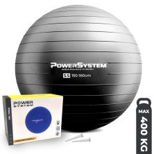 М'яч для фітнесу Power System PS-4011 Pro Gymball 55 см Black (4011BK-0)