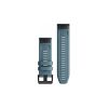 Ремінець до смарт-годинника Garmin fenix 6X 26mm QuickFit Lakeside Blue Silicone (010-12864-03) - Зображення 1