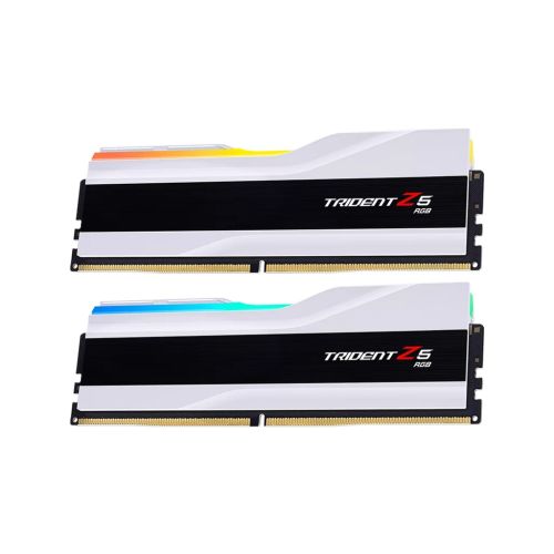 Модуль памяти для компьютера DDR5 32GB (2x16GB) 6400 MHz Trident Z5 RGB White G.Skill (F5-6400J3239G16GX2-TZ5RW)