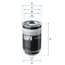 Фильтр топливный UFI 24.468.00