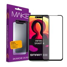 Стекло защитное MAKE Infinix Smart 8/8 HD/Hot 40i (MGF-IS8)