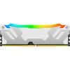 Модуль пам'яті для комп'ютера DDR5 16GB 8000 MHz Renegade RGB White Kingston Fury (ex.HyperX) (KF580C38RWA-16) - Зображення 1