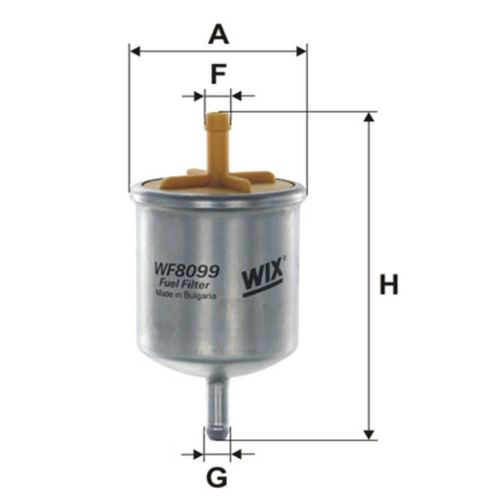 Фільтр паливний Wixfiltron WF8099