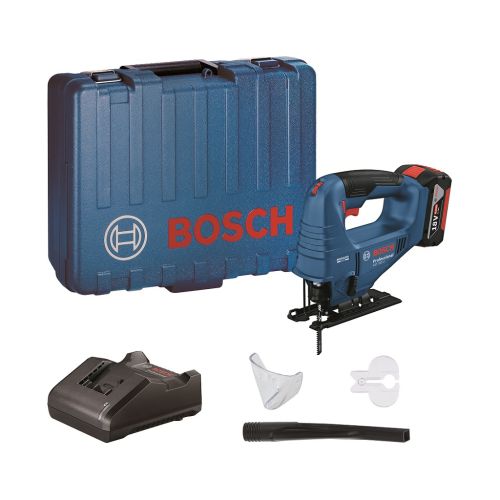 Электролобзик Bosch GST 183-LI безщеточный, 18V, 1х4Ah, 0-3300об/мин, ход 20мм, кейс (0.601.5B7.022)