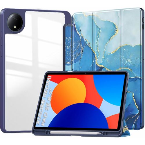 Чохол до планшета BeCover Soft Edge TPU Xiaomi Redmi Pad SE 8.7 Blue Marble (712572)