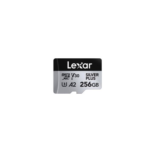 Карта памяти Lexar 256GB microSDXC class 10 UHS-I U3 V30 A2 Professional Silver (LMSSIPL256G-BNANG)
