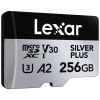 Карта памяти Lexar 256GB microSDXC class 10 UHS-I U3 V30 A2 Professional Silver (LMSSIPL256G-BNANG) - Изображение 1