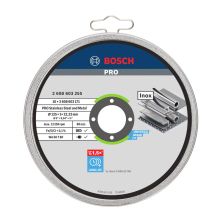 Круг відрізний Bosch Professional Stand по металу, 125х1.0х22.2мм, 10шт (2.608.603.255) Круг відрізний Bosch Professional Stand по металу, 125х1.0х22.2мм, 10шт (2.608.603.255)