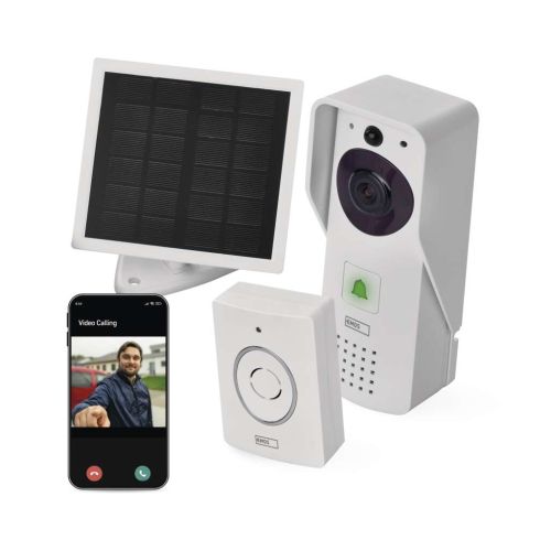 Дверной звонок video H4030GoSmar Wi-Fi solar panel EMOS (H4030)