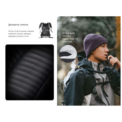 Рюкзак туристический Naturehike CNK2300016, 30+5 л, коричневий (6976507661133)