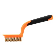 Щітка по металу Neo Tools 5х11 рядів, прямий дріт 0.3мм, 180мм, двокомпонентне руків'я (39-031)