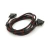 Кабель мультимедийный DVI M to DVI M 3.0m 24+1pin black/red Merlion (YT-DVI(M)/(M)NY/RD-3.0m) - Изображение 1