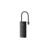 Концентратор Baseus USB-C 6-in-1 HDMI + 2xUSB 3.0 + USB-C + SD/TF black (WKQX050001) - Изображение 1