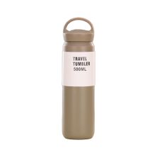 Термос Merlion Travel Tumbler 500 мл, подвійна кришка з ручкою, сірий (SUS304-500Gr)
