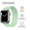 Ремінець до смарт-годинника Armorstandart Braided Solo Loop для Apple Watch 49/46/45/44/42 (Series 1-3) Mint Size 8 (160 mm) (ARM64914) - Зображення 1