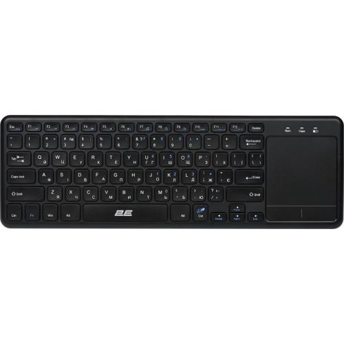 Клавиатура 2E KT100 Touch Wireless UA Black (2E-KT100WB_UA)