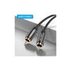 Кабель мультимедійний 1xRCA M to 1xRCA M 2.0m digital black Vention (VAB-R09-B200) - Зображення 3