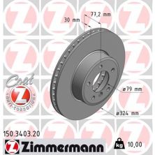 Гальмівний диск ZIMMERMANN 150.3403.20