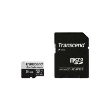 Карта пам'яті Transcend 64GB microSDXC class 10 UHS-I U3 A2 (TS64GUSD340S)