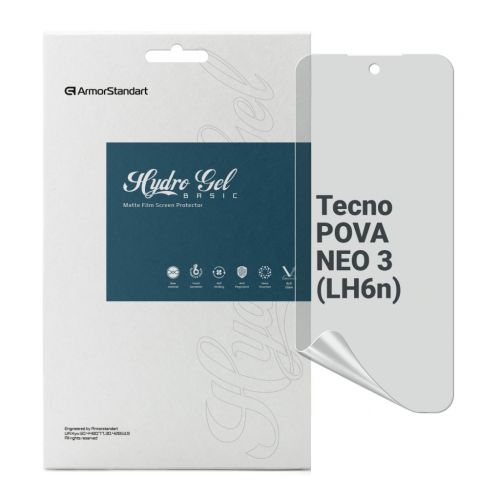 Пленка защитная Armorstandart Matte Tecno POVA NEO 3 (LH6n) (ARM70378)