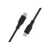 Дата кабель USB-C to USB-C 3.0m 100W black Belkin (CAB014BT3MBK) - Изображение 3