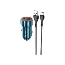 Зарядний пристрій HOCO Z46 USB Sapphire Blue (6931474770325)