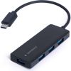 Концентратор Gembird USB-C UHB-U3P4-02 4xUSB3.1 (UHB-CM-U3P4-02) - Зображення 1