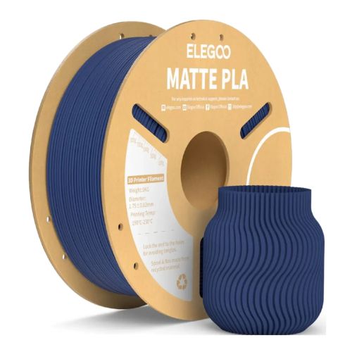 Пластик для 3D-принтера ELEGOO PLA matte 1кг, 1.75мм, blue, dark (50.203.0253)