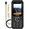 Мобильный телефон Sigma X-style 341 BRO Type-C Black (4827798368411) - Изображение 1