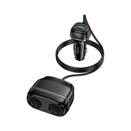 Зарядное устройство HOCO HOCO Z59 Rank 48W dual port USB-C PD30W + USB QC3.0 Black (6942007641500)