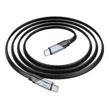 Дата кабель USB-C to USB-C 1.2m 60W nylon aluminum U119 black HOCO (6942007605021) Дата кабель USB-C to USB-C 1.2m 60W nylon aluminum U119 black HOCO (6942007605021)