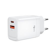Зарядное устройство XO CE16 67.5W USB-C PD45W + USB-A QC 22.5W White (CE16_White)