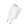 Зарядное устройство XO CE16 67.5W USB-C PD45W + USB-A QC 22.5W White (CE16_White) - Изображение 1