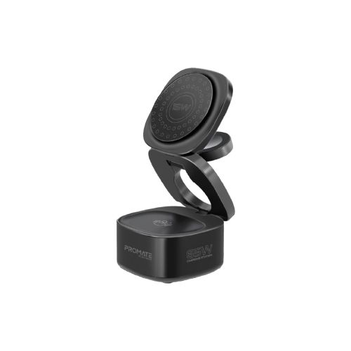 Зарядное устройство Promate wireless charger rubix-65w black (rubix-65w.black)