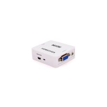 Перехідник HDMI F to VGA F 720P/1080P white Voltronic (YT-CM-HDMI/VGA)