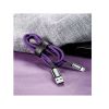 Дата кабель USB 2.0 AM to Lightning 1.0m 2.4A purple Baseus (CALCD-05) - Изображение 3