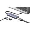 Концентратор Ugreen USB-C 4-in-1 3xUSB 3.0 + HDMI CM500 gray (50629) - Изображение 3