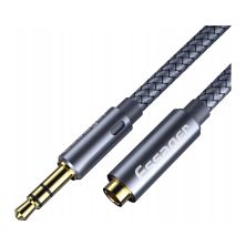 Кабель мультимедійний 3.5mm F to 3.5mm M 1.0m Essager (EYPY35-MY0G)