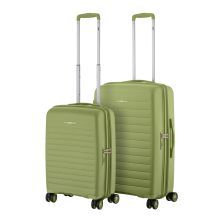 Набір валіз 2E Aero (M+S), оливково-зелені (2E-SPP-AERO-SET2-MG)