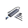 Концентратор Ugreen USB-C to 1xUSB-A 3.2 + 1xUSB-A 2.0 + 2xUSB-C 3.2 + RJ45 + PD CM512 gray (45320) - Изображение 1