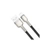 Дата кабель USB 2.0 AM to Lightning 0.25m 2.4A Cafule Series Meta black Baseus (CALJK-01) - Изображение 1
