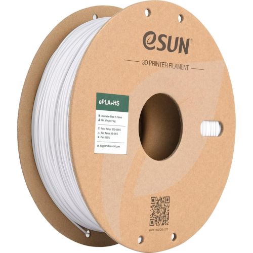 Пластик для 3D-принтера eSUN ePLA+HS, 1,75мм, 1кг, cold white (EPLA+HS-P175CW1)