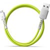 Дата кабель USB 2.0 AM to Micro 5P 1.0m Soft white/lime Pixus (4897058531176) - Изображение 2