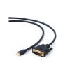Кабель мультимедийный miniDisplayPort to DVI 1.8m Cablexpert (CC-mDPM-DVIM-6) - Изображение 1