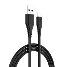 Дата кабель ColorWay USB 2.0 AM to Type-C 1.0m black (CW-CBUC026-BK)
