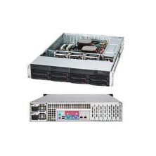 Корпус для сервера Supermicro 2U 8xHotSwap SAS/SATA, EE-ATX 800W HS RM Black (CSE-825TQC-R802LPB)