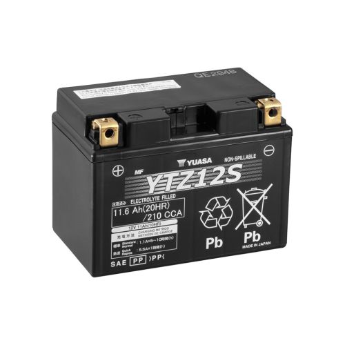 Аккумулятор автомобильный Yuasa 12V 11,6Ah High Performance MF VRLA Battery (YTZ12S)