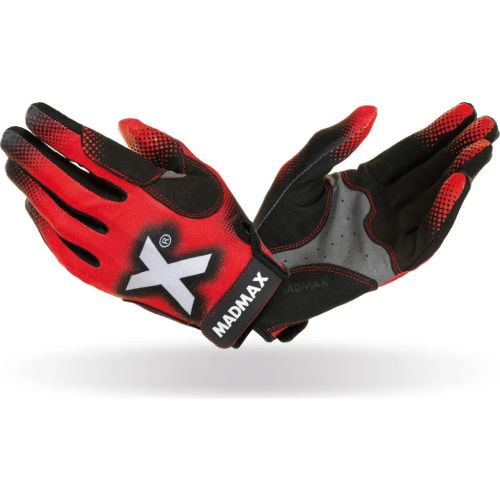 Рукавички для фітнесу MadMax MXG-101 X Gloves Black/Grey/Red L (MXG-101-RED_L)